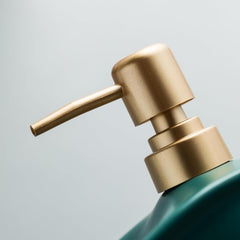 Urbane Home Liquid Soap Dispenser | Handwash Soap Dispenser | Soap Dispenser for Wash Basin | Shampoo Dispenser Bottle | Bathroom Dispenser Bottle | 350 ML | Green