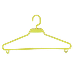 Kuber Industries Classic Hanger Plastic 12 Pieces Hanger Set for Wardrobe (Multi), CTKTC6693