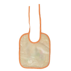 Heart Home Unisex Baby Cotton Super Bib, Baby Bib, Washable, Stain And Odor Resistant-Pack of 4 (Orange)-HS43HEARTH25524