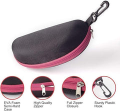 Kuber Industries Sunglass Cases Set of 2|Goggles Organizer Box For Men, Women|Durable Shades Organizer (Random Color) (Pack Of 6)