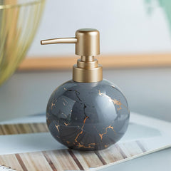 Urbane Home Liquid Soap Dispenser | Handwash Soap Dispenser | Soap Dispenser for Wash Basin | Shampoo Dispenser Bottle | Bathroom Dispenser Bottle | ZX022GY | 300 ml | Gray
