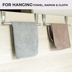Kuber Industries Tissue Paper Holder|Wall Mount Napkin Holder|Multipurpose Cloth & Tissue Paper Holder|Stainless Steel|Easy Installation|Bathroom & Kitchen Organizer|ZT-2078|Set of 2|Grey(Pack of 3)