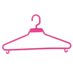 Kuber Industries Classic Hanger Plastic 12 Pieces Hanger Set for Wardrobe (Multi), CTKTC6693