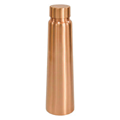 Kuber Industries 950 ml Copper Water Bottle - Leakproof Detox Tamaba Bottle for Office/Gym/Yoga/College, Men & Women | Stain Resistent Thermos Bottle for Unisex | Solid - Copper