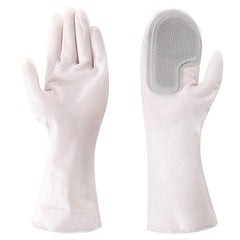 Kuber Industries Multi-Purpose Silicon Gloves For Kitchen Cleaning, Pet Grooming & Gardening|Reusable Gardening Gloves|Grey,Pack of5