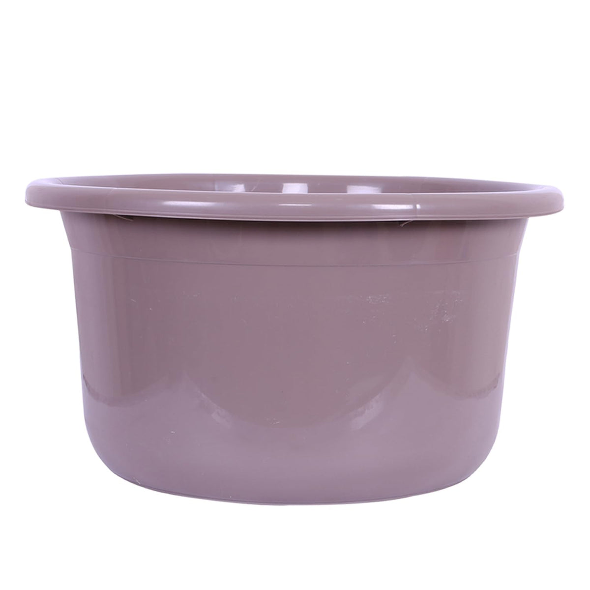 Heart Home Bath Tub | Versatile Utility Gaint Tub | Plastic Bath Tub for Baby | Baby Bathing Tub | Clothes Washing Tub For Bathroom | Feeding Pan Tub | TUB-25 LTR | Brown