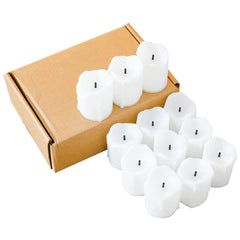 Kuber Industries Pack of 4 LED Candles for Home Decoration |Battey Operated |Flameless Yellow Light |Diwali Lights for Home Decoration, Along with Other Festivities & Parties|B0-051703A|Set of 12