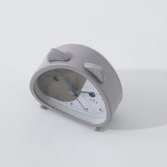 Kuber Industries Timer Alarm Clock for Students & Heavy Sleepers | Study Table Watch for Kids Bedroom and Living Room | Grey