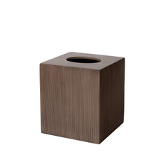 Urbane Home Premium 6 Pc Poly Resin Bathroom Accessories Set - Soap Dish, Towel Tray, Cotton Swab Box, Tissue Box, Tray & Amenity Box | Moisture-Resistant, Non-Fragile, Scratch-Proof | Brown