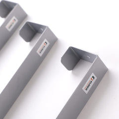 Kuber Industries Cloth Hanger|Wall Mounted Towel Hanger|Multipurpose Cloth & Towel Holder|Iron Spray Material|Easy Installation|Interchangeable Over The Door Hook | Pack of 6 |Silver