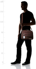 Kuber Industries Canvas Sling Bag For Men|Brown|
