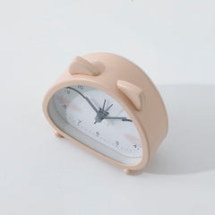 Kuber Industries Pack of 2 Timer Alarm Clock for Students & Heavy Sleepers | Study Table Watch for Kids Bedroom and Living Room | Beige