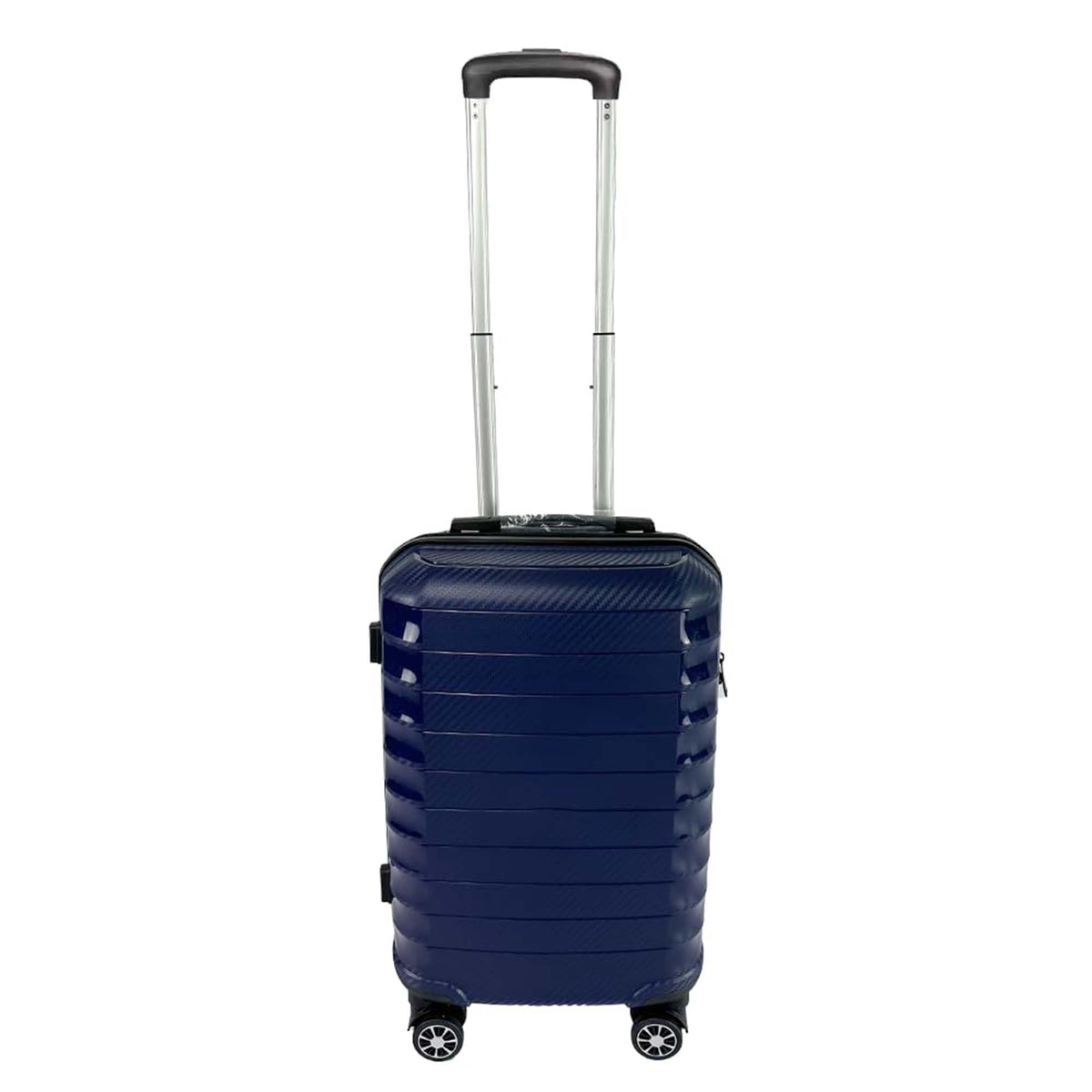 Heart Home 24inch Strong & Lightweight Cabin Trolley Bags with 360 Degree Rotating Wheels | Expandable Carry-On Cabin Luggage Suitcase | Bags for Travelling | PP103024DKBLE-Blue