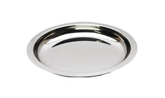 Kuber Industries Stainless Steel Khaman Dhokla Stand 4 Plates Set | Extra Deep Thatte, Idli, Dhokla Plate for Cooking | Induction & Gas Stove Compatible Cookware Set for Kitchen | Silver