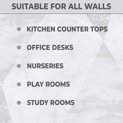 Kuber Industries Marble Design Wall Sticker for Walls | Marble Pattern| Easy to Peel, Stick & Remove DIY Wallpaper | Suitable on All Walls | Pack of 2 Roll,60 cm x 500 cm