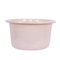 Kuber Industries Bath Tub | Versatile Utility Gaint Tub | Plastic Bath Tub for Baby | Baby Bathing Tub | Clothes Washing Tub for Bathroom | Feeding Pan Tub | TUB-25 LTR | Pack of 2 | Beige