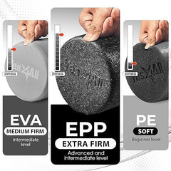 Kuber Industries Foam Roller For Exercise, Back Pain, Knee Pain-Pack of 5 (Black)