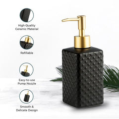 Kuber Industries Liquid Soap Dispenser | Handwash Soap Dispenser | Soap Dispenser for Wash Basin | Shampoo Dispenser Bottle | Bathroom Dispenser Bottle | Pack of 6 | ZX021GY | 350 ml | Gray