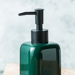Kuber Industries Liquid Soap Dispenser | Handwash Soap Dispenser | Soap Dispenser for Wash Basin | Shampoo Dispenser Bottle | Bathroom Dispenser Bottle | 300 ML | Green