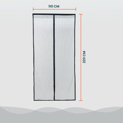 Urbane Home Magnetic Auto Closing Insect For All Door Types|Black