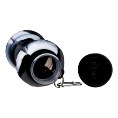 Heart Home Water Bottle | Silicone School Water Bottle | Expandable Water Bottle | Flip Cap Water Bottle | Gym Water Bottle | Sports Water Bottle | 600 ML | Black