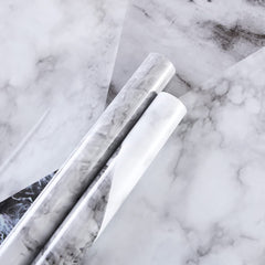 Homestic PET Wallpaper for Walls and Furniture of The Living, Bedroom, and Kitchen I Self-Adhesive, Oilproof, and Waterproof I DIY Marble Designer Wall Sticker I Pack of 1 Roll, 60cmx500cm