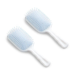 Homestic Hair Brush | Bristles Brush | Hair Brush with Paddle | Detangles Hair Brush | Suitable For All Hair Types | Hair Brush Styling Hair | 2 Piece | XH45BLE | Blue