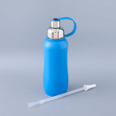 Urbane Home Vacuum Insulated Water Bottle| Stainless Steel Sipper Water Bottle | Hot & Cold Water Bottle | Leakproof, BPA Free, Rustproof | 750 ML | Blue