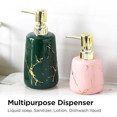 Kuber Industries Liquid Soap Dispenser | Handwash Soap Dispenser | Soap Dispenser for Wash Basin | Shampoo Dispenser Bottle | Bathroom Dispenser Bottle | Pack of 4 | JY00099GN | 260 ml | Green