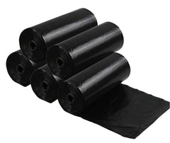Heart Home (Small) Eco - Friendly Dustbin Bags - (30 Pcs) Leakproof | Odour Free | Strong Garbage Bags - For Trash And Waste - Dustbin Covers For Kitchen And Pantry (19 x 17 Inches) (Black)