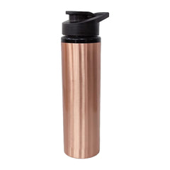 Kuber Industries Copper Water Bottle with Sipper | BPA Free & Non-Toxic | Leakproof, Durable & Lightweight|with Added Health Benefits of Copper | Ergonomic Design & Easy to Clean | 750 ML (Pack of 2)