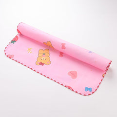 Kuber Industries Baby Waterproof matBed Protecter 50 x 70 CM-Pack of 2 (Pink)