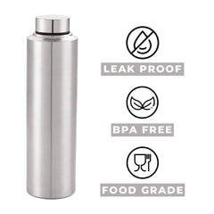 Heart Home Stainless Steel Water Bottle, Set of 4, 1000 ml Each