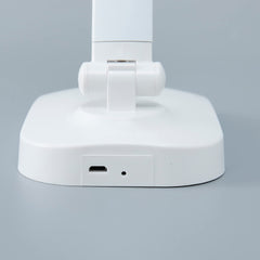 Kuber Industries Folding Mobile Phone Stand Lamp|White Light USB Plug-in|Led Table Lamp (White)