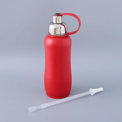 Homestic Vacuum Insulated Water Bottle| Stainless Steel Sipper Water Bottle | Hot & Cold Water Bottle | Leakproof, BPA Free, Rustproof | 750 ML | Red