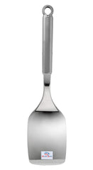 Heart Home Stainless Steel Kitchen Utensil, Cookware Set, Kitchen Tool- Set of 3 (Spatula & Solid Turner & Ladle) (Silver)