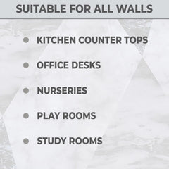 Homestic PET Wallpaper for Walls and Furniture of The Living, Bedroom, and Kitchen I Self-Adhesive, Oilproof, and Waterproof I DIY Marble Designer Wall Sticker I Pack of 1 Roll, 60cmx500cm