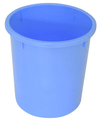 Kuber Industries 4 Pieces Plastic Bucket, Stool, Dustbin & Tub Set (Blue)