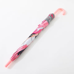 Kuber Industries Disney Minnie Print Umbrella For Kids|Automatic Umbrella For Rain-Pack of 6 (Pink)