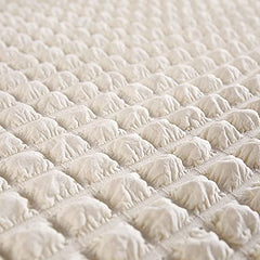 Kuber Industries Pack of 6 Sofa Cover | Two-Seater Sofa Cover | Sofa Chair Cover | Couch Cover for Hall | Universal Sofa Slipcover | Elastic Spandex Sofa Cover for Living Room | TSSC001 | White