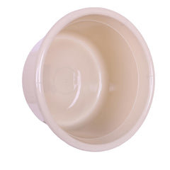 Kuber Industries Bath Tub | Versatile Utility Gaint Tub | Plastic Bath Tub for Baby | Baby Bathing Tub | Clothes Washing Tub for Bathroom | Feeding Pan Tub | TUB-25 LTR | Pack of 2 | Beige