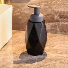 Kuber Industries Liquid Soap Dispenser | Handwash Soap Dispenser | Soap Dispenser for Wash Basin | Shampoo Dispenser Bottle | Bathroom Dispenser Bottle | Pack of 4 | JY00015 | 400 ml | Black