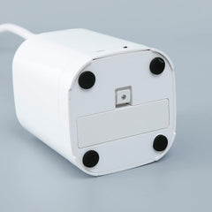Kuber Industries Monochrome White Pencil Holder Lamp |Rechargeable Table Light with USB|Battery Capacity 1200mAh-Pack of 5 (White)