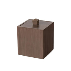 Urbane Home Premium 6 Pc Poly Resin Bathroom Accessories Set - Soap Dish, Towel Tray, Cotton Swab Box, Tissue Box, Tray & Amenity Box | Moisture-Resistant, Non-Fragile, Scratch-Proof | Brown