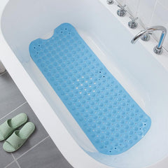 Homestic Bath Mat | PVC Bathroom Mat | Shower Bath Mat | Floor Tub Mat | Bathroom Mud Mat | Anti-Skid Shower Bathroom Mat | M-YSD-40A | Sky Blue