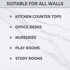 Kuber Industries PET Wallpaper for Walls and Furniture of The Living, Bedroom & Kitchen|Self-Adhesive, Oilproof, and Waterproof|DIY Marble Designer Wall Sticker |Set of 2 Rolls, 60cmx300cm(Pack of 6)