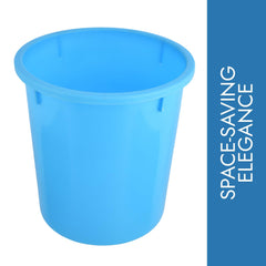 Heart Home Dustbin|Open Dustbin|Plastic Garbage Dustbin|Dustbin for Kitchen|Dustbin for Bathroom|Office Dustbin|Plain Sada Dustbin|5 LTR|Light Blue