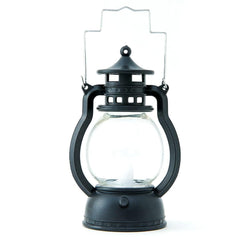 Homestic Pack of 4 LED Lantern Lamp|Battey Operated|Flameless Yellow Light|Safe & Easy to Maintain|Diwali Lights for Home Decoration,Along with Other FestivitiesB0-003A|Black