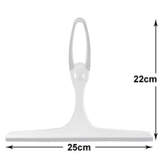 Heart Home Kitchen Wiper|Plastic Kitchen Table Platform Wiper Ideal for Windows, Glass & Car Windshield,Pack of 2 (Gray)
