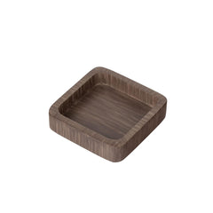 Urbane Home Premium 6 Pc Poly Resin Bathroom Accessories Set - Soap Dish, Towel Tray, Cotton Swab Box, Tissue Box, Tray & Amenity Box | Moisture-Resistant, Non-Fragile, Scratch-Proof | Brown
